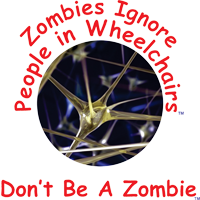 Zombie-Wheelchair Awareness Campaign.